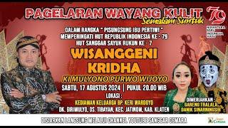 Live Wayang Peringatan HUT RI ke 79. Ki Mulyono PW - Gareng, Danik Sinarningsih. "Wisanggeni Krida"