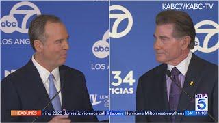 Adam Schiff, Steve Garvey debate in race for California Senate seat