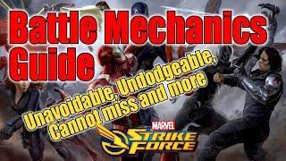 Marvel Strike Force - Battle Mechanics Guide- Understanding Undodgeable, Unavoidable and Cannot Miss