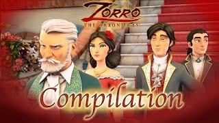 1 Hour COMPILATION | Zorro the Chronicles | Episode 1 - 3 | Superhero cartoons