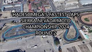 HadesOmega's Fastest Laps during Sierra Nevada Moto Champsion 2024 Round 2 - Stockton Little 99