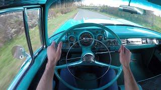 1957 Chevrolet Bel Air Sports Sedan 283 V8 - POV TEST DRIVE | Fame Off-Restoration