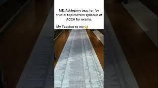 Every ACCA students life! | Lakshya EDU