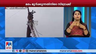 മരംമുറിക്കുന്നതിനിടെ സ്ട്രോക്ക്; കൂടെയുണ്ടായിരുന്ന ആള്‍ രക്ഷകനായി | Pathanamthitta