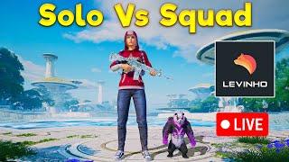  LEVINHO Solo Vs Squad | PUBG MOBILE #PandaBuddy