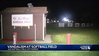 Kittanning ballfield vandalized