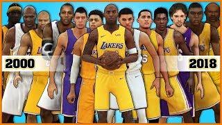 LOS ANGELES LAKERS evolution [NBA 2K - NBA 2K18]