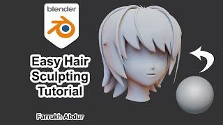 Hair Sculpting Tutorial - Blender