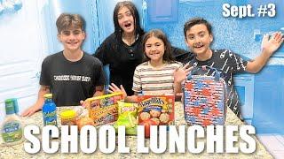 KIDS SCHOOL LUNCH IDEAS | Kids make their own SCHOOL LUNCHES *A Bunch of Lunches*