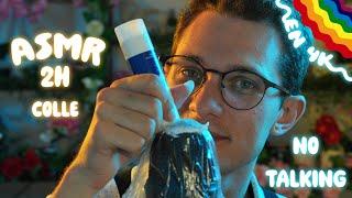 ASMR 4k | 2h d'heure de colle pour t'endormir en NO TALKING ! 