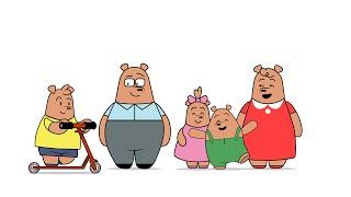 Pants Bear introduces his beloved family | Bear Family | Cartoon | Short Story for Kids | Animation