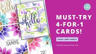 Must-Try 4-For-1 Card Technique [A Favorite!]