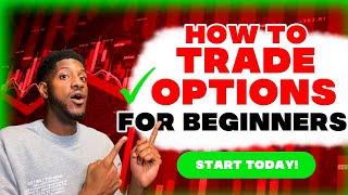 How to trade options for BEGINNERS‼️(3+ step process) GET STARTED TODAY