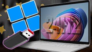 How to Create Windows 11 Pro 24H2 USB Drive & Install on Any Computer!!