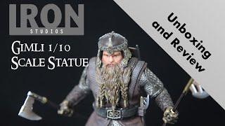 Iron Studios Lord of the Rings Gimli Statue Unboxing and Review; 1/10th scale