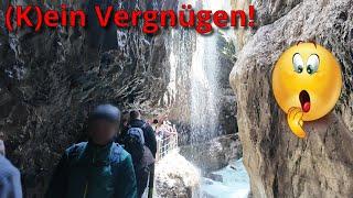 Wer's mag: Gedränge in der Partnachklamm in 4k