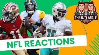 NFL Top 100 Reactions, Brandon Aiyuk Trade, Steelers QB Room | The Blitz Angle