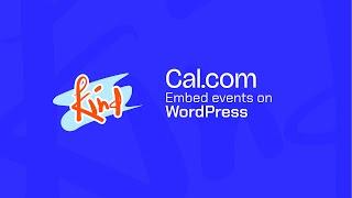 Cal events embed into WordPress