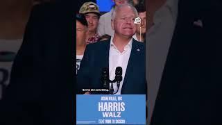 Tim Walz Calls JD Vance Out for Lies About Haitian Immigrants