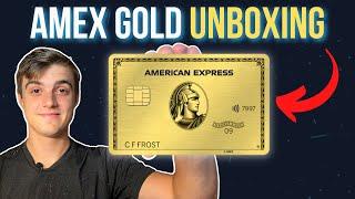 Amex Gold Card UNBOXING: Best METAL Credit Card Design?