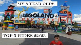 My 8 year old's top 5 rides Legoland NY