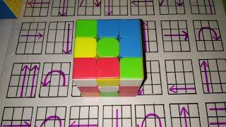 step by step easiest cube tutorial for beginners  #rubikcube