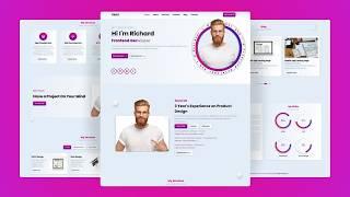 Responsive Portfolio Website with HTML, CSS & JS