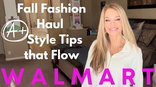 Walmart Try On Haul-Outfit Ideas for Fall 2022- Helpful Style/Fashion Tips-Style Over 40