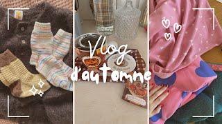 VLOG #4 : Déco d'automne, haul tissu et mon rhume