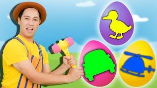 Guess Which Surprise Egg  | 123 Eggs Kids Song | TigiBoo