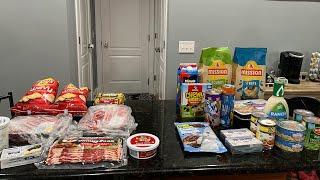 Christmas party grocery haul