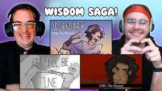 Reacting to Wisdom Saga Animatics! | Legendary + Little Wolf + We'll Be Fine