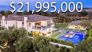 Inside A $21,995,000 MEGA ESTATE With A BasketBall Court!