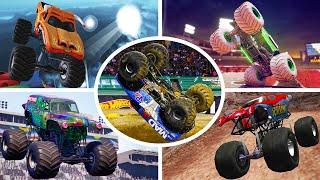 Can You Re-Create Mad Scientist's Front Flip in EVERY Monster Jam Game?