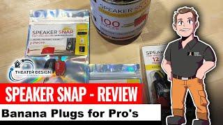 OH SNAP!  Speaker Snap Banana Plugs – The Best Speaker Wire Connection?