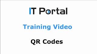 Store QR Codes in the IT Portal