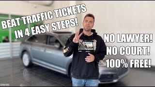 4 EASY STEPS TO GET TRAFFIC TICKET INSTANTLY DISMISSED!