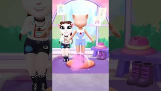 #mytalkingangela2BLACKPINK Jennie pink venom outfit