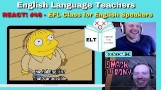 English as a Foreign Language for Native English Speakers Sketch REACT