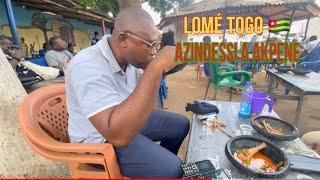 Lomé Togo Vlog#19 Manger Azindessi au Bar Akpene au Quartier Atikoume