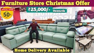 Furniture Trending Models Christmas Discount Sale In Hyderabad | Sofa Come Bed | Dining Table | Cot