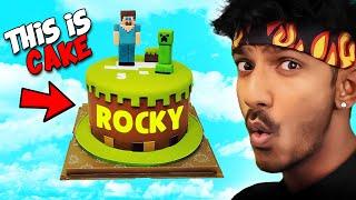 Making cake for @RockyTamilGaming  - Minecraft Tamil Live