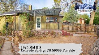 SOLD 1925 Mid Road Colorado Springs Co 80906 For Sale