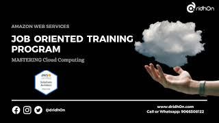 AWS Training in Bangalore - dridhOn