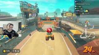 xQc is BUSTED at Mario Kart World