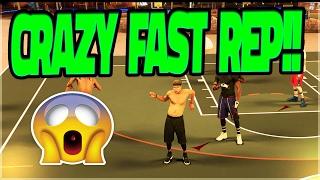 MY REP IS MOVING CRAZY FAST!! NBA 2K17 MYPARK