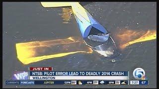 Pilot error blamed for 2014 fatal Wellington plane crash