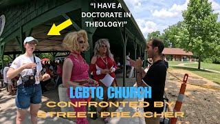 Street Preaching at LGBTQ Church Pride Event  ️‍