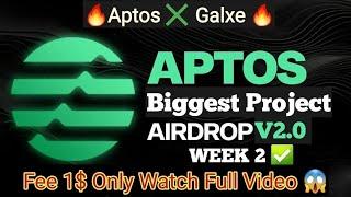 🪂 Aptos Season 2 Airdrop | Aptos Galxe Task Problem Solve |How to Use Galxe |how to get Galxe Score