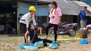 The unemployed girl caused trouble with the sai at the market l Lý Thị Sai